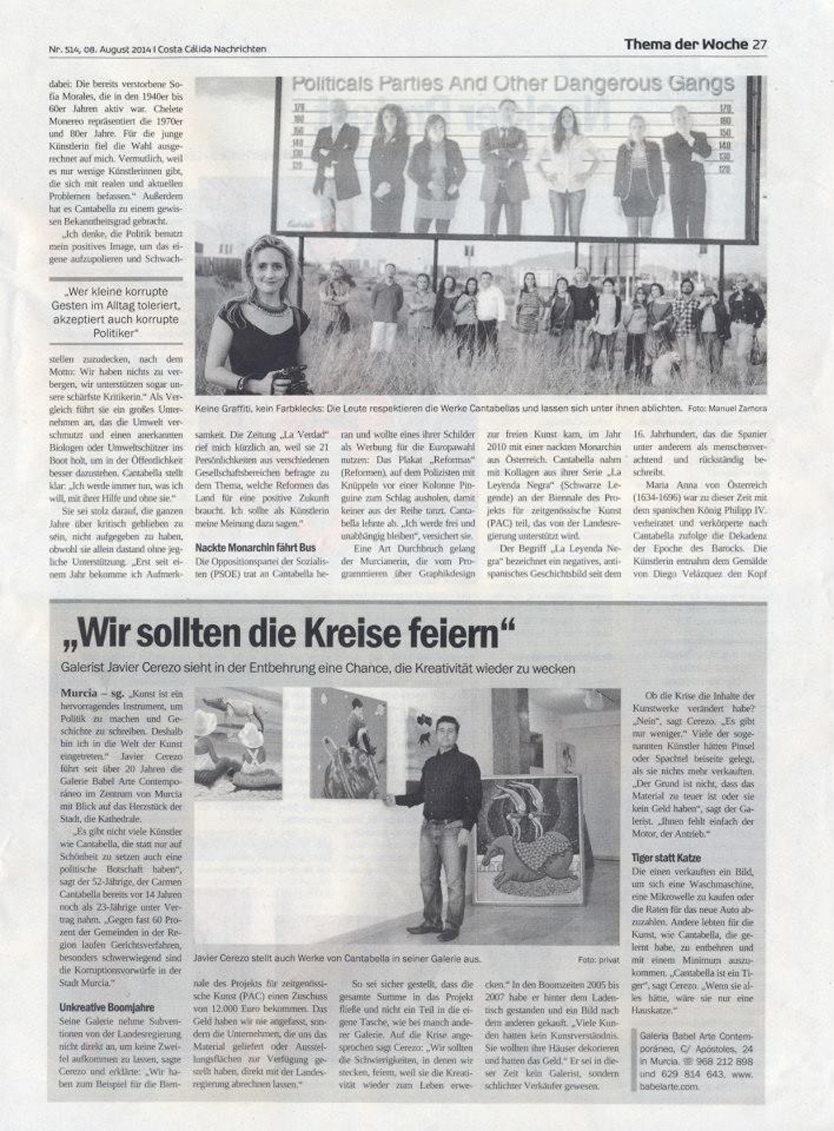 Noticias y Prensa - Babelarte.com